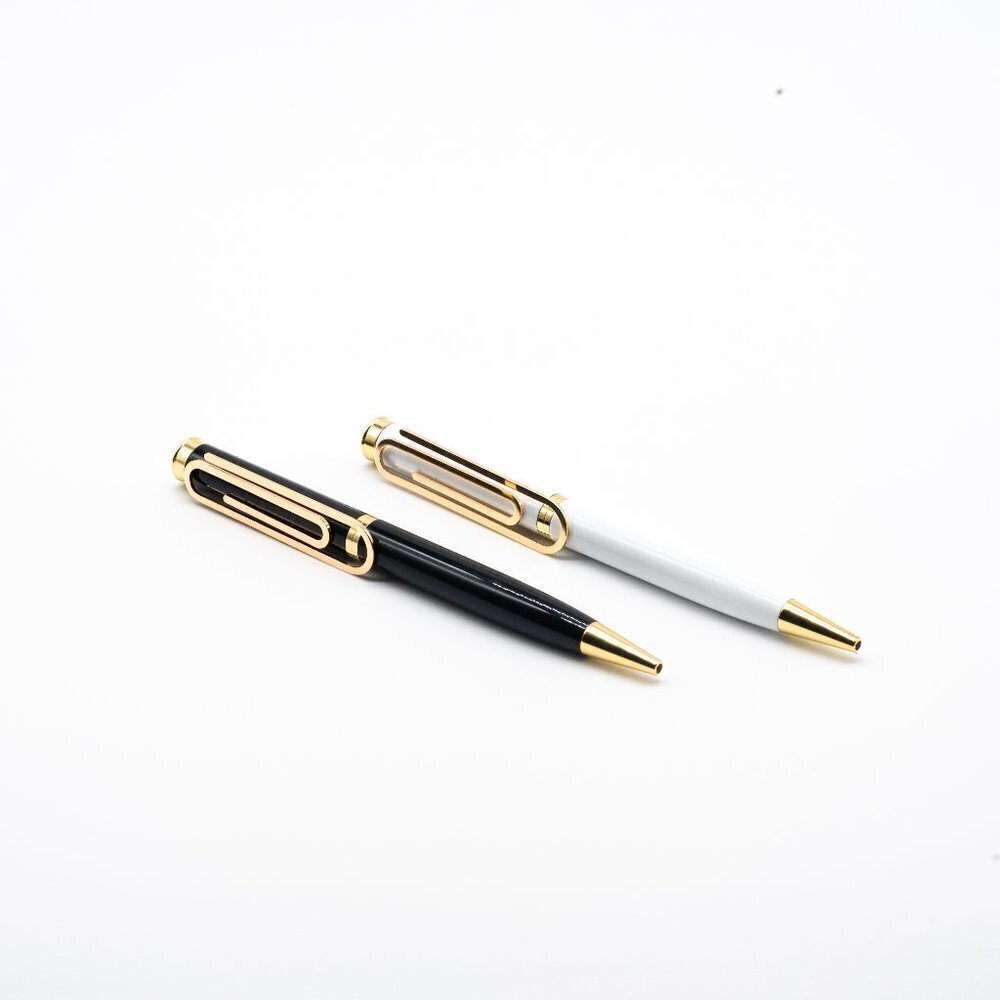 𝅺big paper clip enamel pen gift set